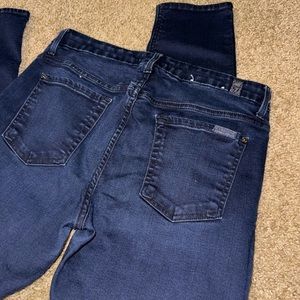 7 for all Mankind retro darkwash skinny